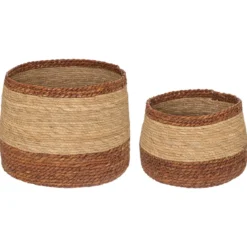 PANIER NATUREL ROND LENA TAILLE M