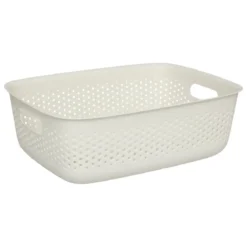 PANIER PLASTIQUE CREME TILA 10L