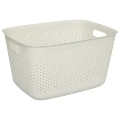 PANIER PLASTIQUE CREME TILA 17L
