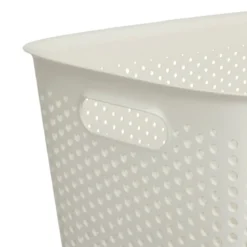 PANIER PLASTIQUE CREME TILA 17L
