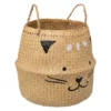 PANIER PLIABLE ROSEAU CHAT D.35CM