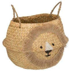PANIER PLIABLE ROSEAU LION D.35CM
