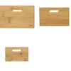 PANIER RECTANGLE BAMBOU D.31.5X22X13CM