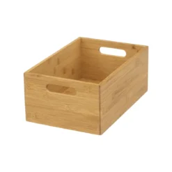 PANIER RECTANGLE BAMBOU D.31.5X22X13CM