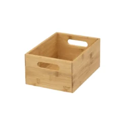 PANIER RECTANGLE BAMBOU D.31.5X22X13CM