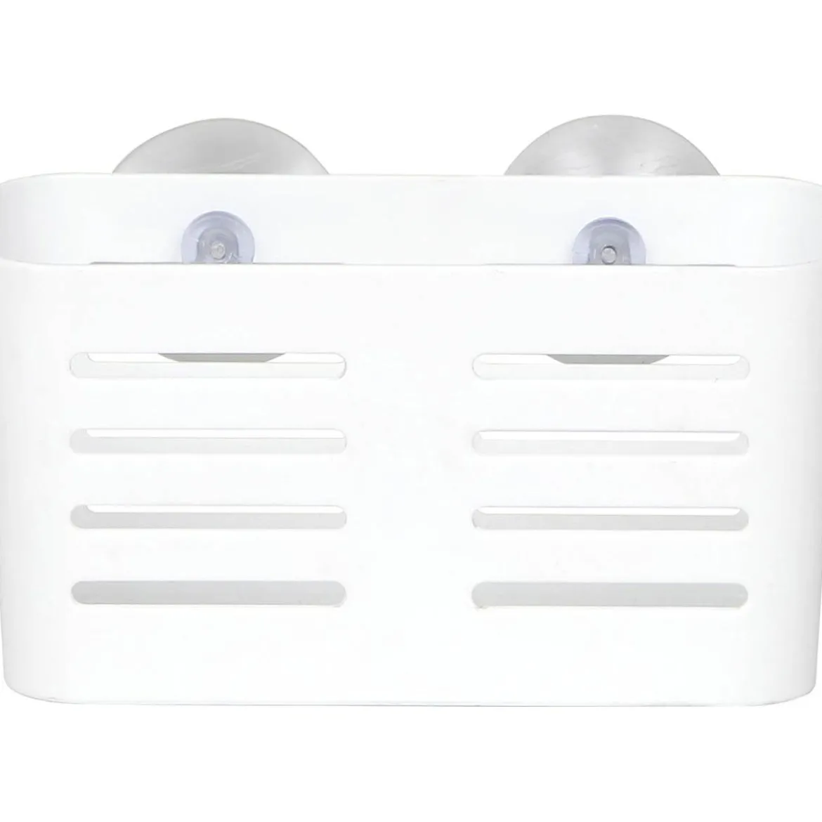 PANIER RECTANGULAIRE SUR VENTOUSES BLANC MOYEN MODELE