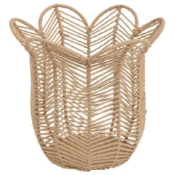 PANIER THE FLORAL COLLECTION JUTE NATUREL TAILLE L