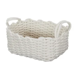 PANIER TRICOT BLANC M