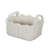 PANIER TRICOT BLANC S