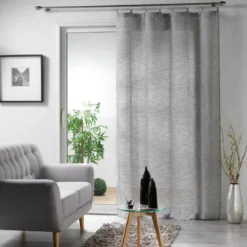 PANNEAU A ANNEAUX 140X240CM MILZA ANTHRACITE