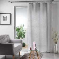 PANNEAU A ANNEAUX 140X240CM MILZA ANTHRACITE