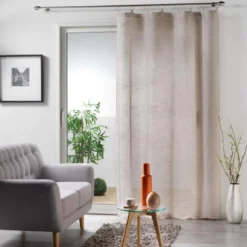 PANNEAU A ANNEAUX 140X240CM MILZA BEIGE