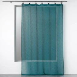 PANNEAU A ANNEAUX 140X240CM TISSE LINKA BLEU