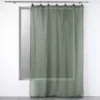 PANNEAU A ANNEAUX 140X280CM VOILE TISSE LINKA KAKI