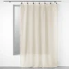 PANNEAU A ANNEAUX 140X280CM VOILE TISSE LINKA NATUREL