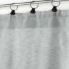 PANNEAU ANNEAUX 140X240CM VOILE TISSE LINKA GRIS