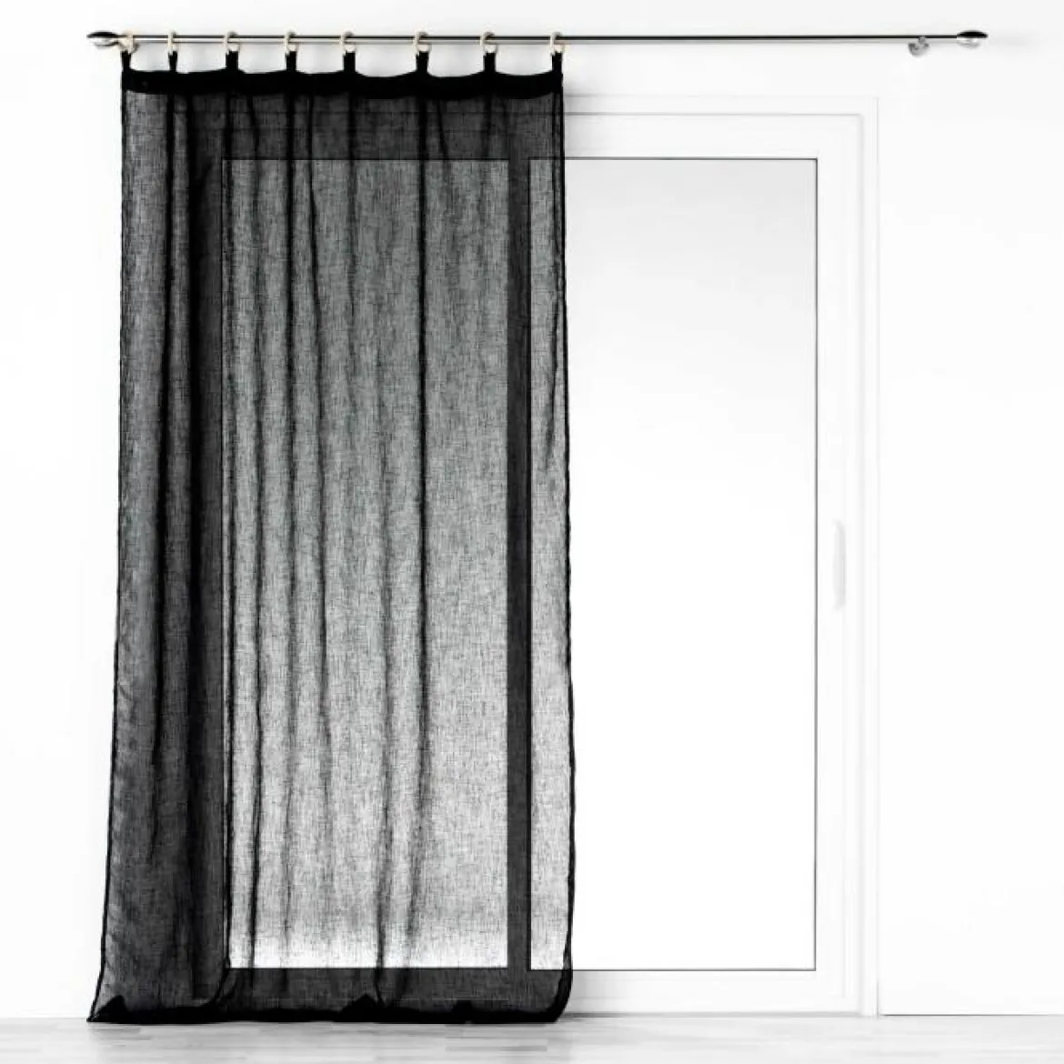PANNEAU A OEILLETS BOIS 140X240CM MINALISA NOIR