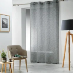 PANNEAU A OEILLETS 140X240CM CARLIN ANTHRACITE