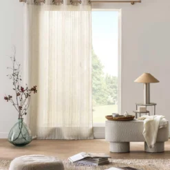 PANNEAU A OEILLETS 140X260CM CHENILLE ZAHO LIN