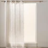 PANNEAU A OEILLETS 140X260CM EFFET LIN TISSE SIGMA