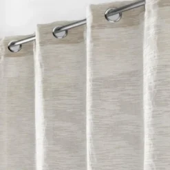PANNEAU A OEILLETS 140X240CM EFFET LIN ZEBRA LIN