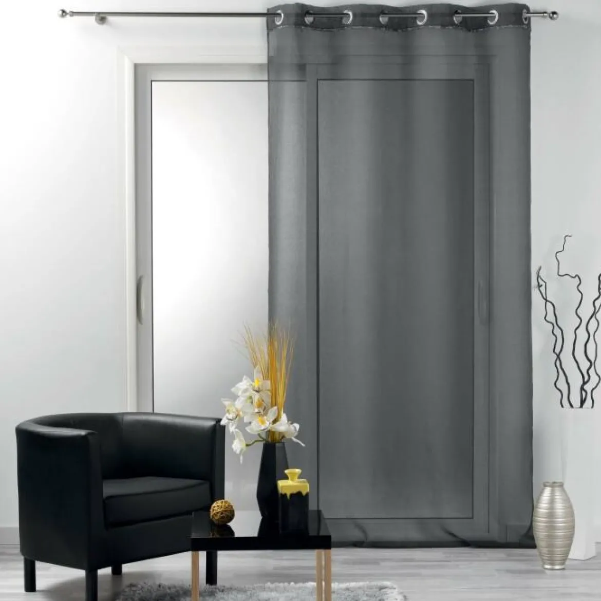PANNEAU A OEILLETS 140X240CM ETINCELLE ANTHRAC