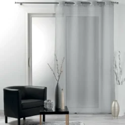 PANNEAU A OEILLETS 140X240CM FANTAISIE ETINCELLE GRIS