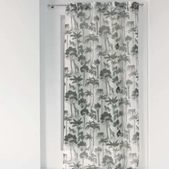 PANNEAU A OEILLETS 140X240CM IMPRIME MANAPANY KAKI