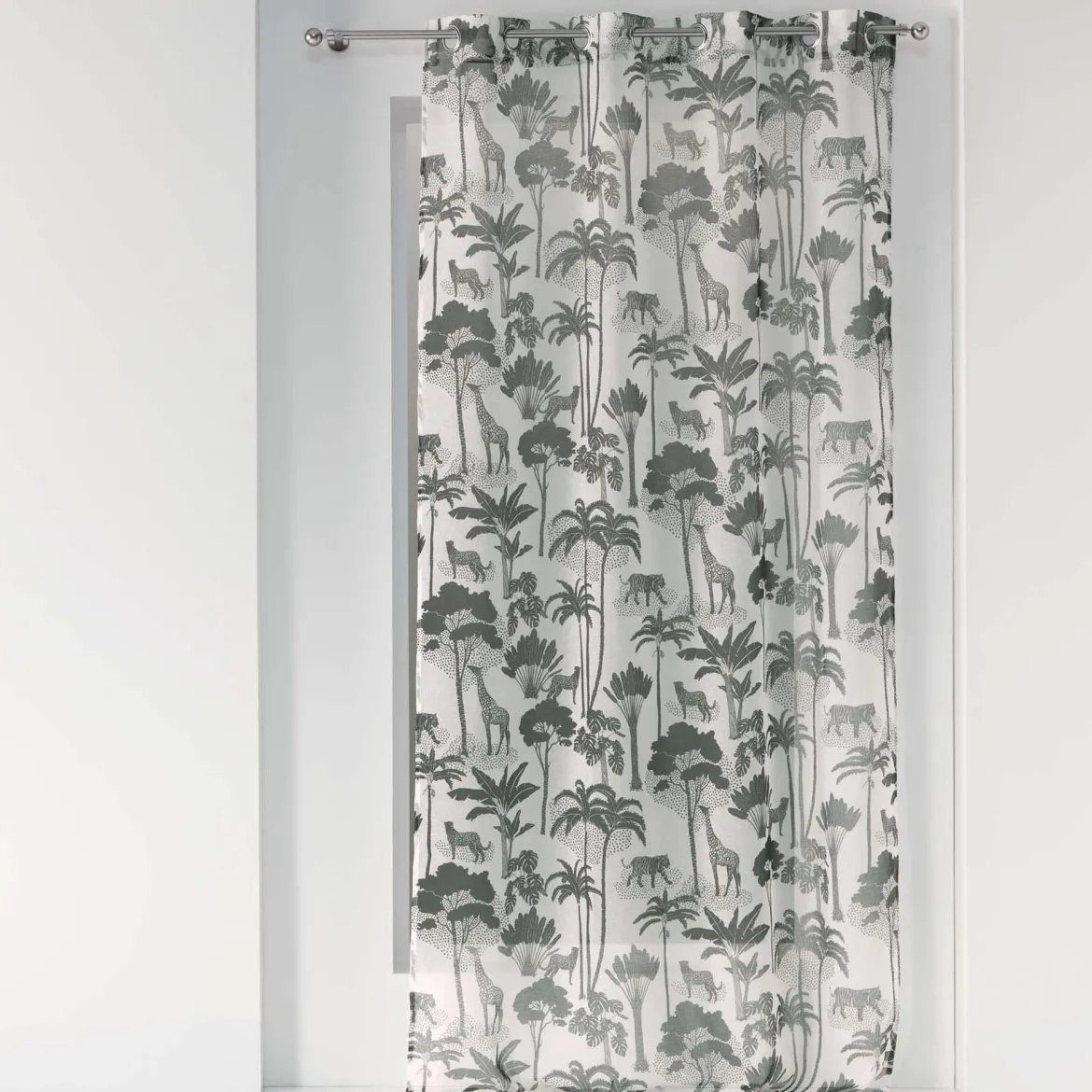 PANNEAU A OEILLETS 140X240CM IMPRIME MANAPANY KAKI