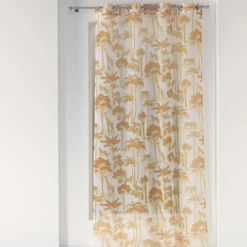 PANNEAU A OEILLETS 140X240CM IMPRIME MANAPANY JAUNE