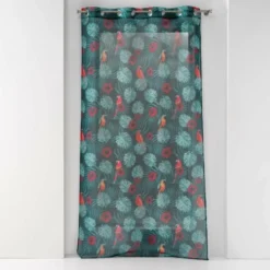 PANNEAU A OEILLETS 140X240CM IMPRIME CARACAS BLEU