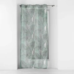 PANNEAU A OEILLETS 140X240CM IMPRIME MAJOLICA MENTHE