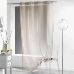 PANNEAU A OEILLETS 140X240CM LISSEA TAUPE