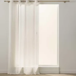 PANNEAU A OEILLETS 137X260CM POLYESTER LIN FANTAISIE NOA