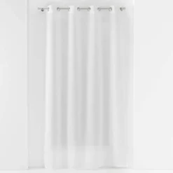 PANNEAU A OEILLETS 140X240CM SANDRA BLANC