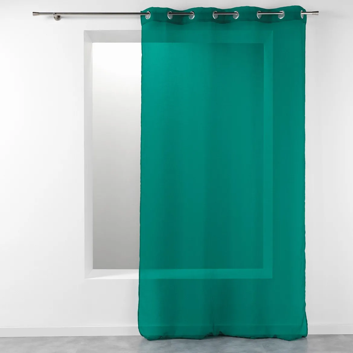 PANNEAU A OEILLETS 140X280CM TELMA EMERAUDE