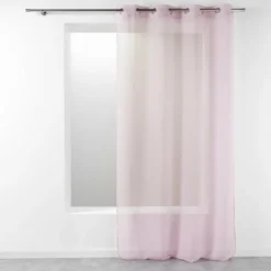 PANNEAU A OEILLETS 140X240CM TELMA ROSE