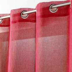 PANNEAU A OEILLETS 140X240CM TELMA ROUGE