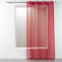 PANNEAU A OEILLETS 140X240CM TELMA ROUGE