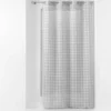 PANNEAU A OEILLETS 140X240CM TISSE FANTAISIE KARRONA GRIS