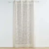 PANNEAU A OEILLETS 140X240CM VOILE KARLA TAUPE