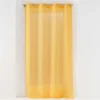 PANNEAU A OEILLETS 140X240CM VOILE SABLE SANDRA JAUNE
