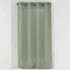 PANNEAU A OEILLETS 140X240CM VOILE SABLE SANDRA KAKI