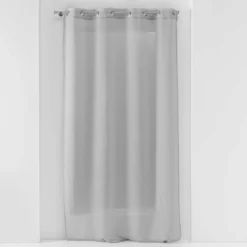 PANNEAU A OEILLETS 140X240CM VOILE SABLE SANDRA GRIS