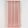 PANNEAU A OEILLETS 140X240CM VOILE SABLE SANDRA ROSE