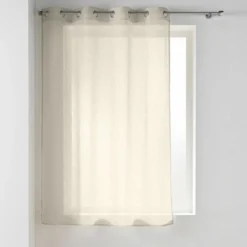 PANNEAU A OEILLETS 140X180CM VOILE TISSE CARLIN LIN