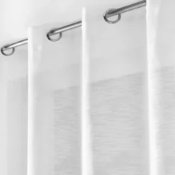 PANNEAU A OEILLETS 140X240CM ZEBRA BLANC