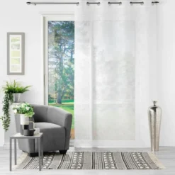 PANNEAU A OEILLETS 140X240CM ZEBRA BLANC