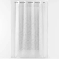PANNEAU A OEILLETS 140X240CM ZEBRA BLANC