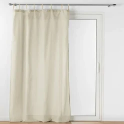 PANNEAU A PASSANTS JUTE 140 X 240 CM POLYCOTON UNI BELANI LI